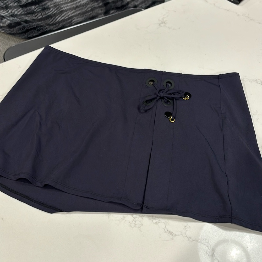 Bleu/Rod Beattie navy swim skirt